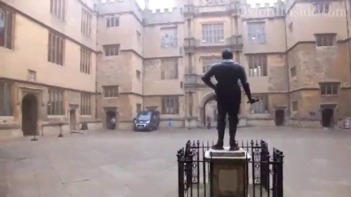 78. Библиотека Оксфордского Университета снаружи. Bodleian Libraries Oxford
