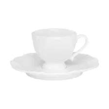 Кофейная пара 75 мл на 1 перс. 2 пред. "Soleil White" Oxford Бразилия