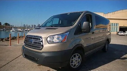 Car Tech - 2015 Ford Transit 150 XLT commercial van has a nice tech layout