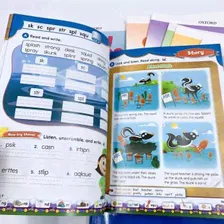 OXFORD PHONICS WORLD комплект учебников и рабочих тетрадей 1-5 ступени с озвучкой аудиоручкой на английском языке
