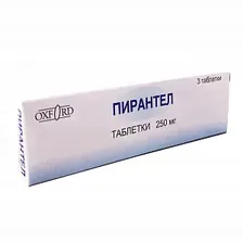 Пирантел таблетки 250 мг 3 шт. Oxford Laboratories [Оксфорд Лабораторис]