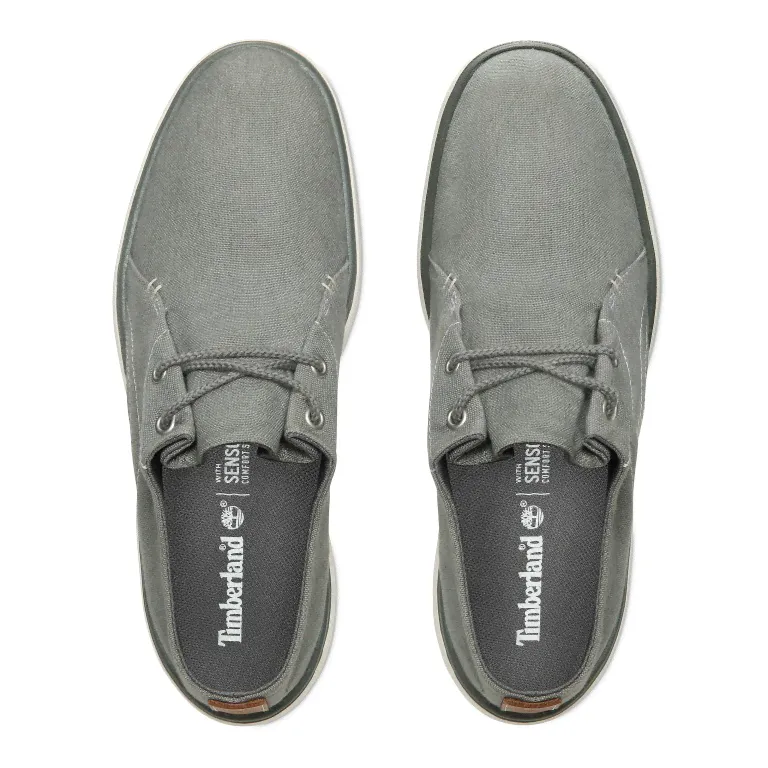 Мужские кеды Timberland Gateway Pier Oxford серые-3