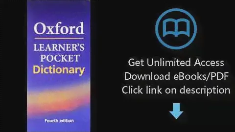 Download Oxford Oxford Learner'S Pocket English Dictionary: Student Book (Advanced) [P.D.F]