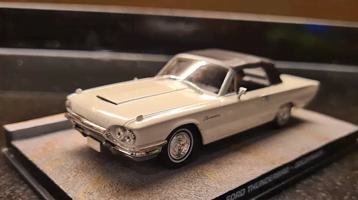 Altaya 1/43 ford thunderbird james bond goldfinger 007 movie diecast model car