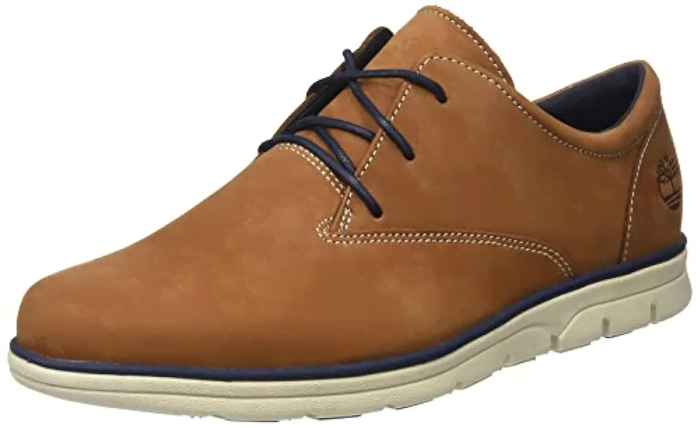 Шнурованная обувь Timberland Herren Bradstreet Plain Toe Sensorflex Oxford Schnürhalbschuhe Braun (Saddle Nubuck) 46 EU