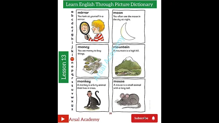 My Oxford Reading Tree Dictionary  | Letter Mm | Lesson 13 @Arsal Academy
