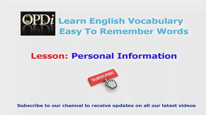 10. The Telephone | Oxford picture dictionary 2nd edition | Learn english vocabulary